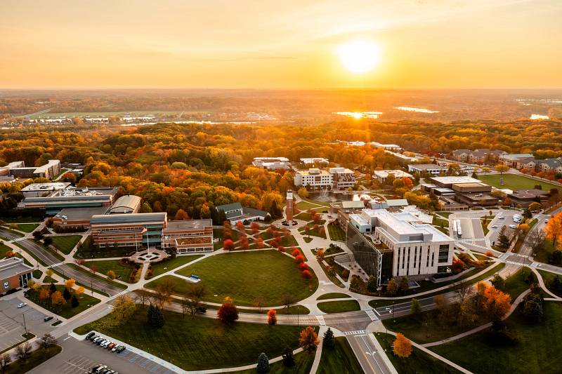 Grand Valley State University's Allendale campus.